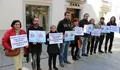 A CANDIDATURA DO BNG - ASAMBLEAS ABERTAS CONCENTROUSE DIANTE DUNHA TENDA DO GRUPO INDITEX EN LUGO