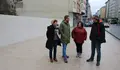 O BNG propón a humanización da beirarrúa onde se retirou o mura da av. da Coruña