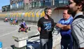 O Alcalde en funcións, Rubén Arroxo, visitou o Parque Infantil de Tráfico acompañado do Concelleiro de Educación