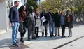 A Concelleira de Cultura recibe á primeira residencia literaria itinerante para actualizar a temática xacobea