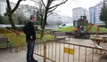 A concellería de Infraestruturas Urbanas ilumina o xardín Ibañez Méndez, na Fonte dos Ranchos