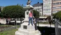 Comeza a última fase da restauración do busto de Xoán Montes