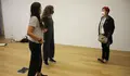 Maite Ferreiro visitou ás integrantes das Residencias Artísticas que se celebran no vello cárcere