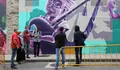 O concello de Lugo achega a cultura aos barrios cun mural sobre a música