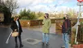 Rubén Arroxo visita os traballos realizados pola área de Mobilidade e Infraestruturas no barrio da Ponte