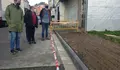 Rubén Arroxo e Alexandre Penas visitaron a rúa Alba, onde Infraestruturas está a mellorar a beirarrúa