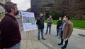 Rubén Arroxo presenta o proxecto de transformación da Ronda da Muralla entre a rúa Santiago e a rúa Vilalba