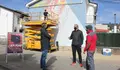 A área de Cultura realiza unha intervención en Fingoi, continuando co festival de arte Culturbán