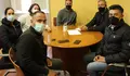 Rubén Arroxo e Alexandre Penas reúnense con representantes da comunidade colombiana en Lugo