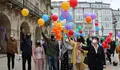 Arroxo participa, co resto da corporación, nas actividades do día do Orgullo LGBT