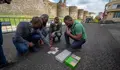 Rubén Arroxo e Alexandre Penas visitan a peonalización da Mosqueira