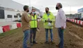 Rubén Arroxo visita o polígono das Gándaras, onde o Goberno de Lugo está a actuar para mellorar a seguridade viaria