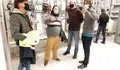 Alexandre Penas e Felipe Rivas visitan o colexio do Sagrado Corazón con persoal técnico do Concello