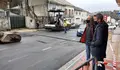 Rubén Arroxo e Alexandre Penas visitan o barrio da Ponte, onde se realizarán actuacións para o calmado do tráfico