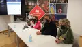 Cristina López e Rubén Arroxo presentan o servizo de cita previa a través da web para os servizos municipais