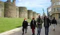 A praza da Mosqueira abre o paso peonil