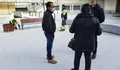Colocado o novo mobiliario urbano da praza do Sagrado Corazón