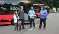 Rubén Arroxo presenta catro novos buses híbridos, que se unen á fota de buses urbanos
