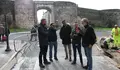 Rubén Arroxo e Alexandre Penas visitan a rúa Camiño Real