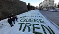 O BNG aproveita a nevada para reclamar un tren digno para Lugo