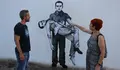 Maite Ferreiro anuncia que o Goberno de Lugo protexerá a nova obra de Primo Bansky para impedir o seu deterioro