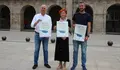 Rubén Arroxo, Maite Ferreiro e Jacobo García presentan o XVIII Concurso de Tapas, organizado pola APEHL en colaboración coa área de Cultura