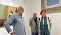 Maite Ferreiro inaugura a exposición 'Máis aló do tempo' de Jesús Lázare, que estará dispoñible no Vello Cárcere ata o 30 de novembro