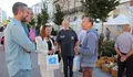 Rubén Arroxo e Cristina López visita a Feira de Olería Lugo Tradicional, que se poderá visitar en Santo Domingo ata o día 8
