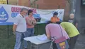 O BNG de Guitiriz recolleu alegacións ao proxecto de Altri na feira de Parga