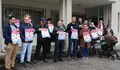 O BNG despraza unha caravana de coches para reclamar o arranxo da N-VI ao seu paso polos concellos lucenses