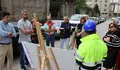 Comeza a reconstrución do muro de Frai Plácido Rei Lemos