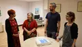 Rubén Arroxo e Maite Ferreiro reciben no concello á Consul da República Arxentina