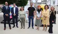 Rubén Arroxo e Cristina López inauguran a exposición Mexicráneos, a mostra de arte urbano máis grande de México
