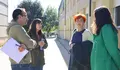 Maite Ferreiro supervisa o avance das obras impulsadas pola Área de Educación nos centros educativos municipais