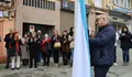O Concello de Lugo participa no acto de izamento da bandeira galega na praza dos Mártires de Carral