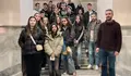 Rubén Arroxo recibe no Concello a un grupo de estudantes e profesores de Erasmus procedentes de Francia