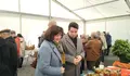 Montse Valcárcel visita a Feira do 12 en Becerreá