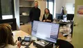 Rubén Arroxo e Cristina López visitan as instalacións do 010, que cumpre hoxe 20 anos desde a súa posta en servizo