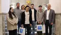 Rubén Arroxo e Iria Buide reciben no Concello aos estudantes do IES Muralla Romana que representarán a Lugo na fase final do certame de programación "ProgramaMe"