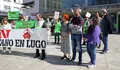 O BNG Lugo acompaña á veciñanza de Coeses na entrega de sinaturas contra a planta de biometano