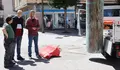 O Concello de Lugo reubica o miliario histórico derrubado por un vehículo no centro da cidade