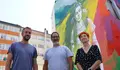 Remata a elaboración do mural "Camiño en Cor" elaborado polo artista local Iago Eireos en colaboración coa Tenencia de Alcaldía