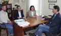 Rubén Arroxo e Montse Valcárcel manteñen un encontro co novo decano do Colexio da Avogacía de Lugo