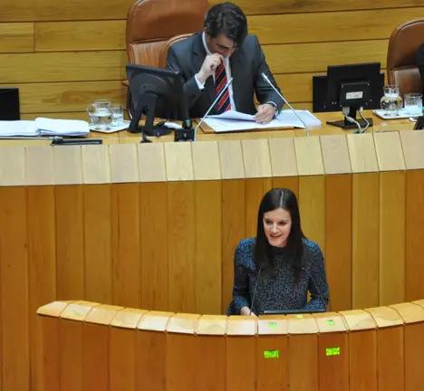 Olalla Rodil na palestra do H&oacute;rreo
