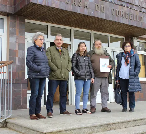 Membros do BNG de Vilalba