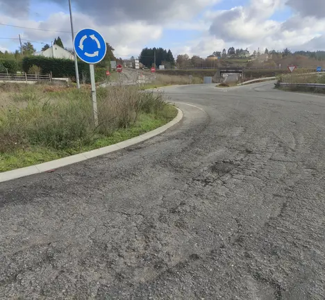 LU-113 acceso &aacute; altura de Rozas
